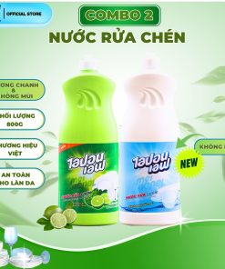 [Combo 2 chai] Nước rửa chén bát Mei NcPel - Khối lượng 800g - NRC2